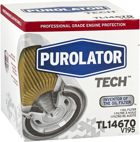 Purolator TL14670 PurolatorTECH Spin On Oil Filter Compatible With Dodge Ram 1500, Dakota, Grand Caravan, Durango, Jeep Wrangler, Grand Cherokee and Chrysler Town & Country in Kuwait