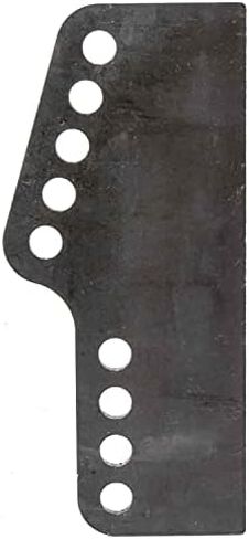 JEGS 4-Link Frame Brackets | 2 Per Package | Made in USA | 1/4in. Thick Mild Steel | 5/8 in. Mounting Holes | 11 in. L x 5 in. W | 635 in. I.D. Holes | 1 in. Center to Center Hole Spacing in Kuwait
