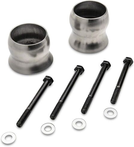 RED ROCK 4x4 Exhaust Spacer Kit for 2.5+ Inch Lift fits Jeep Wrangler JK 2012-2018 in Saudi Arabia