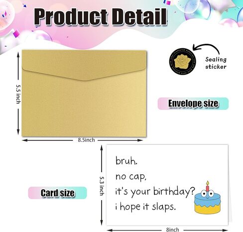 Funny Birthday Card for Teen Boys Girls, Teenagers Birthday Card for Him Her, Happy Bday Gifts for Son Duaghter Brother in Saudi Arabia
