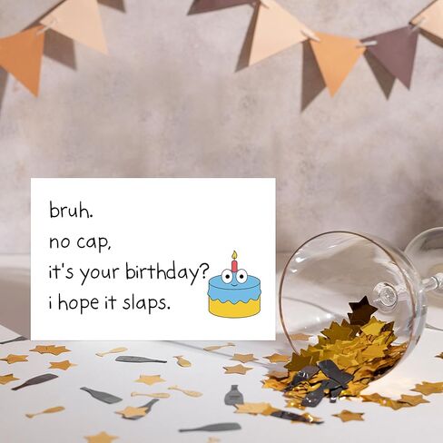 Funny Birthday Card for Teen Boys Girls, Teenagers Birthday Card for Him Her, Happy Bday Gifts for Son Duaghter Brother in Saudi Arabia