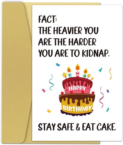 Funny Birthday Card for Teen Boys Girls, Teenagers Birthday Card for Him Her, Happy Bday Gifts for Son Duaghter Brother in Saudi Arabia