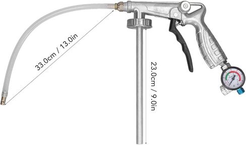 Tyenaza Air Undercoating Spray Gun, Aluminum Alloy Adjustable Pressure Undercoating Gun, Rubberized Undercoat, Chip Guard Paint for Automotive Protection in Kuwait