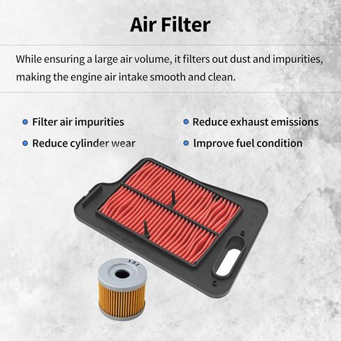 Air Filter 13781-05H00-000 Oil Filter 131 Compatible with SUZUKI AN400 AN 400 Burgman 400 2007 2008 2009 2010 2011 2012 2013 in Kuwait