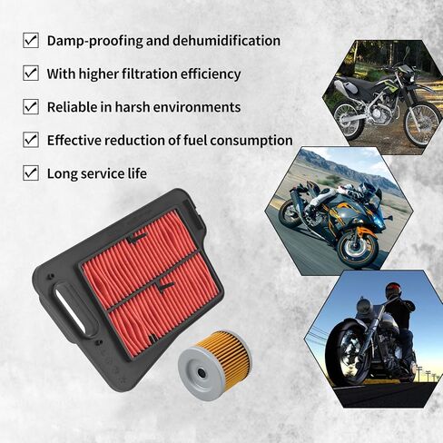 Air Filter 13781-05H00-000 Oil Filter 131 Compatible with SUZUKI AN400 AN 400 Burgman 400 2007 2008 2009 2010 2011 2012 2013 in Kuwait