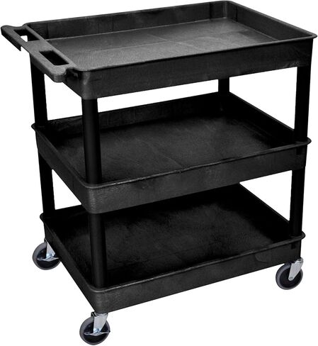 LUXOR TC111-B Large Tub Cart - Three Shelves in Kuwait