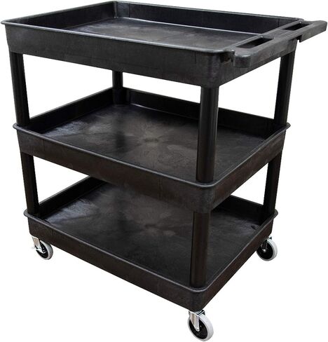 LUXOR TC111-B Large Tub Cart - Three Shelves in Kuwait