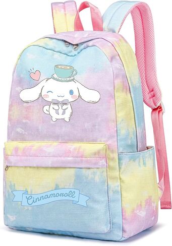 Roffatide Anime Cinnamoroll Print Casual Backpack Big Ear Dog Laptop Backpack in Kuwait