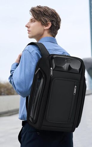 Business Travel Backpack, fit 15.6 Inch Laptop Backpack with USB Port, Waterproof Durable Backpackfor Men Women, Multi-Purpose Black in Saudi Arabia