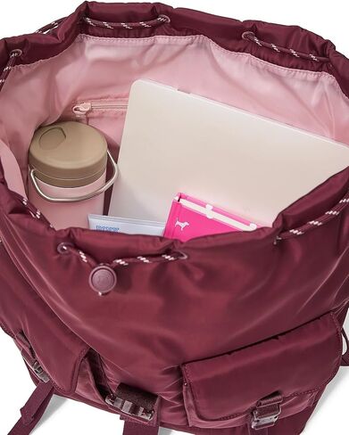 Victoria's Secret Pink Nylon Cargo Backpack Color Maroon New in Kuwait