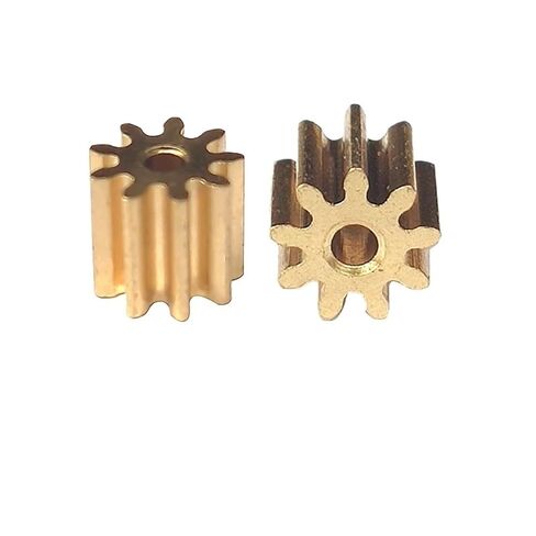 10 pcs 0.5M 10/11/12/13/14 Teeth 0.5 Module Rack spur Gear Precision Copper Steel CNC Pinion 2.98mm Hole(21 Teeth-Thick 5mm) in Saudi Arabia
