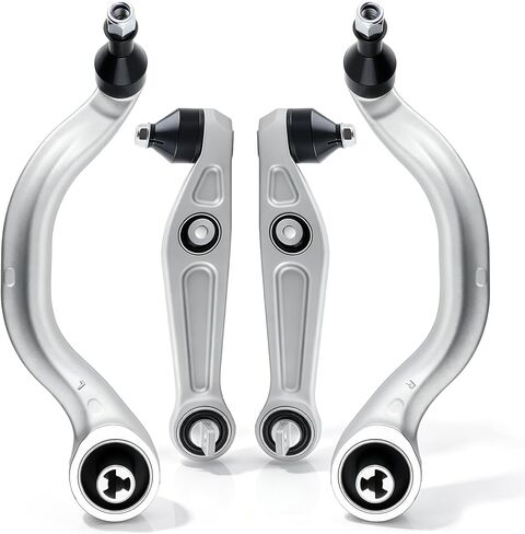 AUTOKAY Set of 4 Front Left & Right Lower Control Arms Fit for Tesla Model Y 2020 2021 2022 2023 2024 W/Ball Joint RE# 1188341-00-C 1044359-00-A 1044354-00-A 1044341-00-D Control Arm Suspension Kit in Kuwait