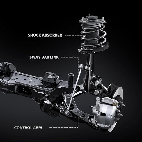 POWERGEAR Control Arm Front Left Lower Control Arm with Ball Joint Suspension Kit Fit for 2020-2024 CADILLAC XT6 2019-2024 CHEVROLET BLAZER in Kuwait