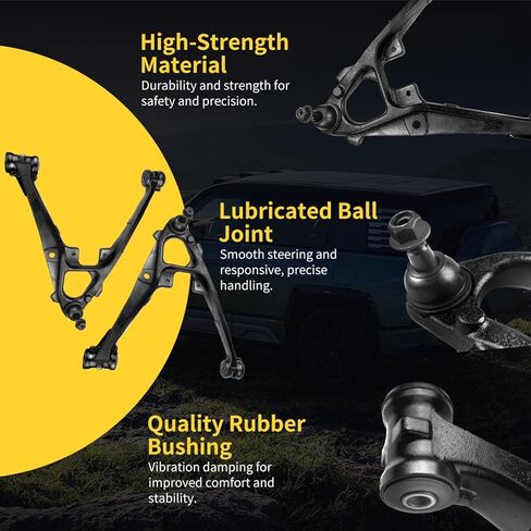 Front Lower Control Arm w/Ball Joint Fit for Cadillac Escalade ESV EXT 07-15 Chevrolet Avalanche Silverado Suburban Tahoe 07-16 GMC Sierra Yukon 07-16 K620888 K620889-2 Set Suspension Kit in Kuwait