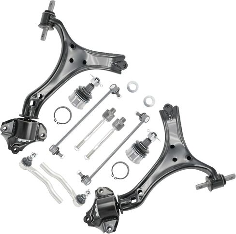 10Pcs Suspension Kit Fit For Honda Accord 2013-2017, Acura TLX 2015-2020 Front Lower Control Arm Assembly Ball Joints Tie Rod Sway Bar End Link K642517 K642509 K500315 K750651 EV800896 in Saudi Arabia