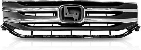 Front Bumper Grille Grill Assembly Black W/Chrome Trim For 2011 2012 2013 Honda Odyssey 75102-TK8-A01 in Kuwait