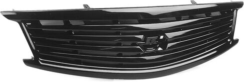 Front Bumper Cover Upper Grille Grill Replacement for Infiniti G37 G25 2010-2013 Q40 4 Door Sedan Glossy Black Bumper Upper Hood Grille in Saudi Arabia