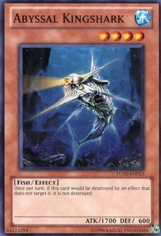 Yu-Gi-Oh! - Abyssal Kingshark (TU05-EN013) - Turbo Pack 5 - Promo Edition - Common in Saudi Arabia