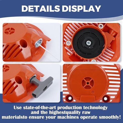 Fit for Husqvarna 596249001 Recoil Starter Fits 525L 525LS 525LST 525RS 578992501 with Starter Pulley in Saudi Arabia