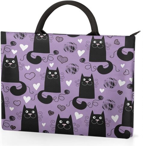Lively Cat Paint Laptop Sleeve Case, 13-14 Inch, Multi-Color in Saudi Arabia