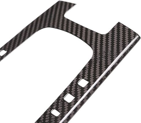 Central Control Multimedia Button Decorative Frame Storage Box Cover For Porsche 718 2016 2017 2018 2019 / 911 2012 2013 2014 2015 2016 2017 2018 Real Carbon Fiber Interior Accessories (style A) in Kuwait
