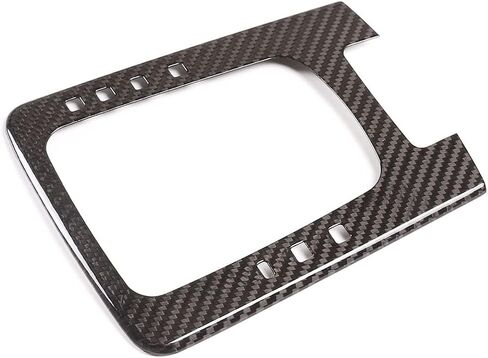 Central Control Multimedia Button Decorative Frame Storage Box Cover For Porsche 718 2016 2017 2018 2019 / 911 2012 2013 2014 2015 2016 2017 2018 Real Carbon Fiber Interior Accessories (style A) in Kuwait