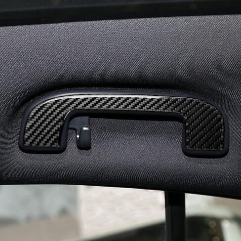 Overhead Roof Handle Roof Top Grab Cover Trim Interior Accessories Compatible with Toyota Camry 2025 2026 Accessories Carbon Fiber 4pcs in Kuwait