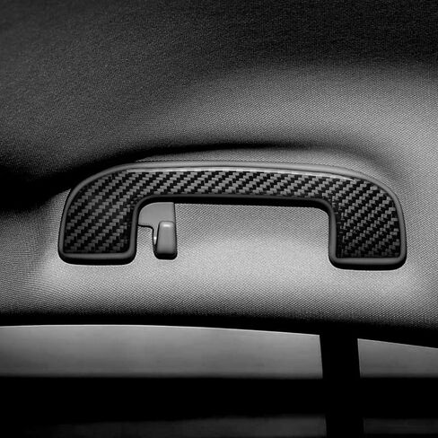Overhead Roof Handle Roof Top Grab Cover Trim Interior Accessories Compatible with Toyota Camry 2025 2026 Accessories Carbon Fiber 4pcs in Kuwait