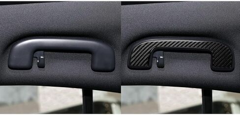 Overhead Roof Handle Roof Top Grab Cover Trim Interior Accessories Compatible with Toyota Camry 2025 2026 Accessories Carbon Fiber 4pcs in Kuwait