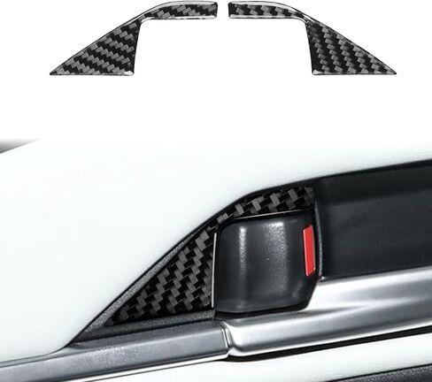 Overhead Roof Handle Roof Top Grab Cover Trim Interior Accessories Compatible with Toyota Camry 2025 2026 Accessories Carbon Fiber 4pcs in Kuwait