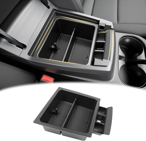 Center Console Organizer for 2023-2025 Chevy Chevrolet Colorado/GMC Canyon Insert Armrest Storage Box Tray for 2023 2024 2025 Colorado/Canyon Accessories in Saudi Arabia