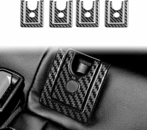 Overhead Roof Handle Roof Top Grab Cover Trim Interior Accessories Compatible with Toyota Camry 2025 2026 Accessories Carbon Fiber 4pcs in Kuwait
