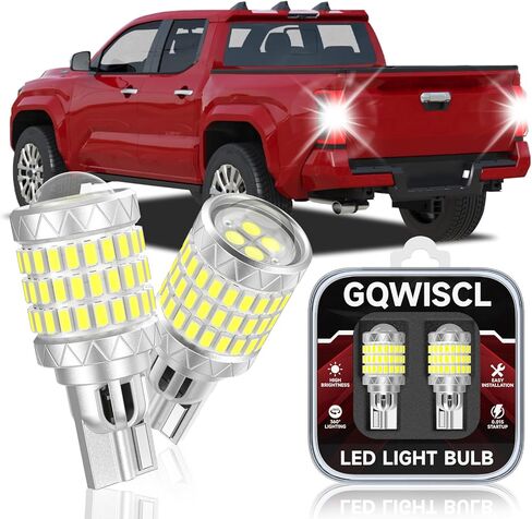 921 912 LED Reverse Light Bulbs Fit for Toyota 2005-2024 Tacoma, 6000K Cool White, 600% Brightness with HD Projector Back Up Light Bulb, Plug and Play, Pack of 2 in Kuwait