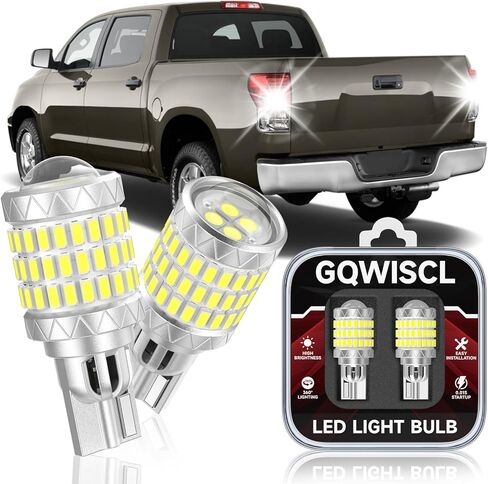921 912 LED Reverse Light Bulbs Fit for Toyota 2005-2024 Tacoma, 6000K Cool White, 600% Brightness with HD Projector Back Up Light Bulb, Plug and Play, Pack of 2 in Kuwait