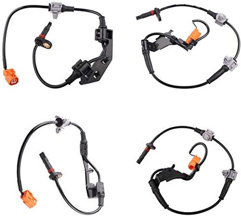 MOSTPLUS 57475S9A013 4Pcs ABS Wheel Speed Sensor Rear Front Compatible for 2002 2003 2004 2005 2006 Honda CRV Sprots Utility 4-Door L4 2.4L in Kuwait