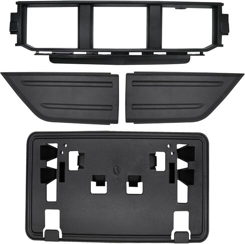 Front Bumper Grille Corner Panel Cover Front License Plate Bracket Compatible with Ford F150 2021 2022 2023 Replace ML3Z17B968BB ML3Z17B968BA ML3Z-17E810-AA ML3Z-17E811-A ML3Z-17A385-BB in Kuwait