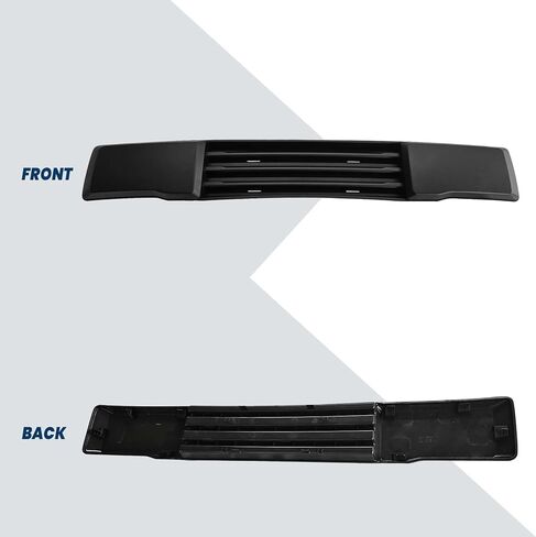 Black ABS Mesh Front Bumper Cover Lower Grille Trim Panel Replacement Fit 2015-2016 for Ford F-150 in Saudi Arabia