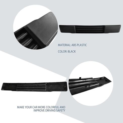 Black ABS Mesh Front Bumper Cover Lower Grille Trim Panel Replacement Fit 2015-2016 for Ford F-150 in Saudi Arabia