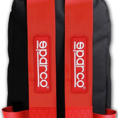 W-POWER JDM Bride Recaro Racing Laptop Travel Backpack Brown Bottom with Adjustable Harness Straps (RECARO-SP-RED STRAP) in Saudi Arabia