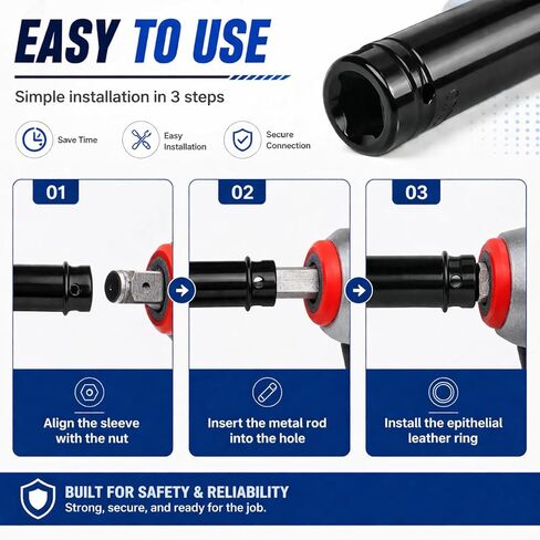 3/4" Extra Deep Socket Truck Cage Bolt Removal Tool – 1/2" Drive, Compatible with Truck Air Brakes & 800921 Cage Bolt Radius Corner Design in Kuwait