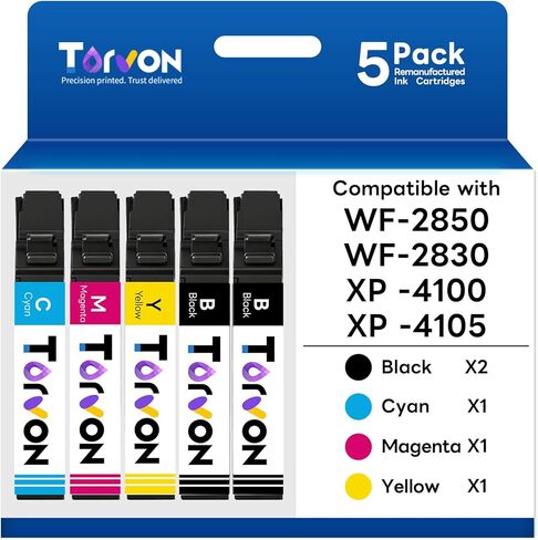 Remanufactured Ink Cartridge Replacement for Epson 212 212XL Ink Cartridges Compatible with XP-4100 XP-4105 WF-2830 WF-2850(2 Black,1 Cyan,1 Magenta,1 Yellow) in Saudi Arabia