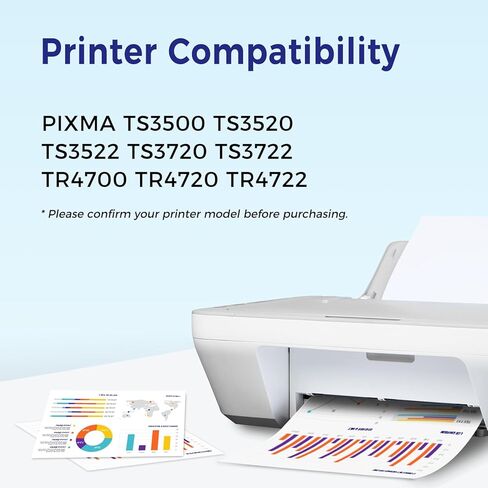 275XL 276XL Ink cartridges Replacement for Canon 275 and 276 Black Colol ink cartridges PG-275 CL-276 Combo Pack Compatible with PIXMA TR4720 TS3522 TR4700 TR4722 TS3722 S3720 TS3520 TS3500 Printers in Saudi Arabia