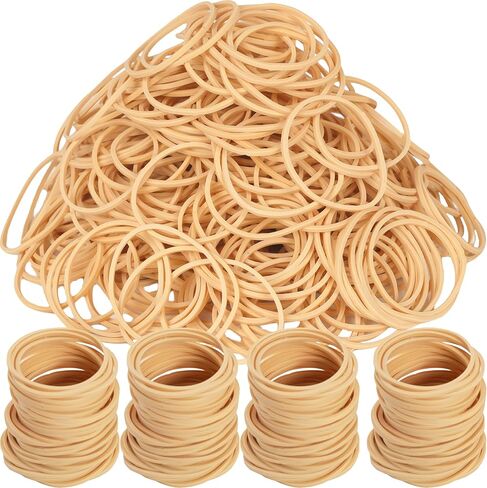 Rubber Bands 800Pcs Size#16 Beige Elastic Rubber Band #16 Rubber Bands Office Supplies Home Packaging File Folders Litter Box in Saudi Arabia