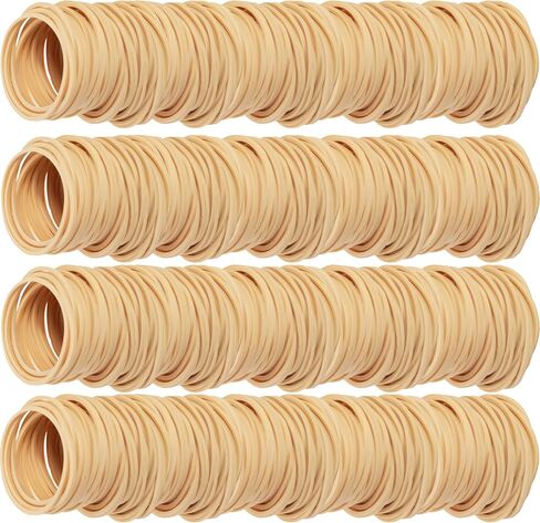 Rubber Bands 800Pcs Size#16 Beige Elastic Rubber Band #16 Rubber Bands Office Supplies Home Packaging File Folders Litter Box in Saudi Arabia