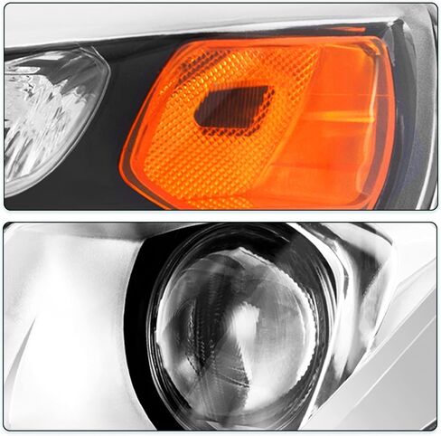 TUSDAR Fits For 2016 2017 Chevy Equinox Halogen Projector [OE Style] Headlights Replacement Pair Headlight Assembly Factory Headlamp Front Lamps LH+RH Driver & Passenger Side in Saudi Arabia
