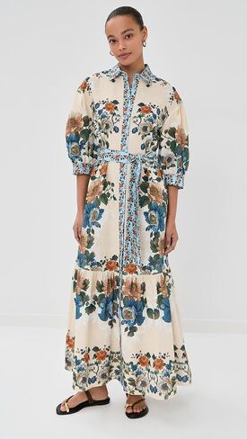Borgo de Nor Women's Bianca Linen Cotton Dress in Saudi Arabia