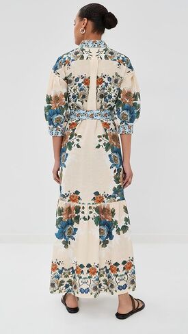 Borgo de Nor Women's Bianca Linen Cotton Dress in Saudi Arabia