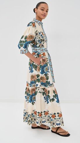 Borgo de Nor Women's Bianca Linen Cotton Dress in Saudi Arabia