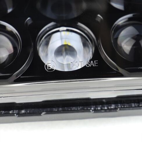 Dual LED Headlights fo Road Glide 2004-2013,White DRL Lights LED Headlamp Front Lamp with High Low Beam Turn Signal Lights for Harley Touring Road Glide 2004-2013 Accessories in Saudi Arabia