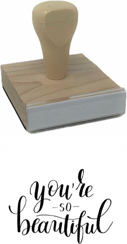 You are so Beautiful Rubber Stamp, 2 X 2'' Wood Stamp in Saudi Arabia